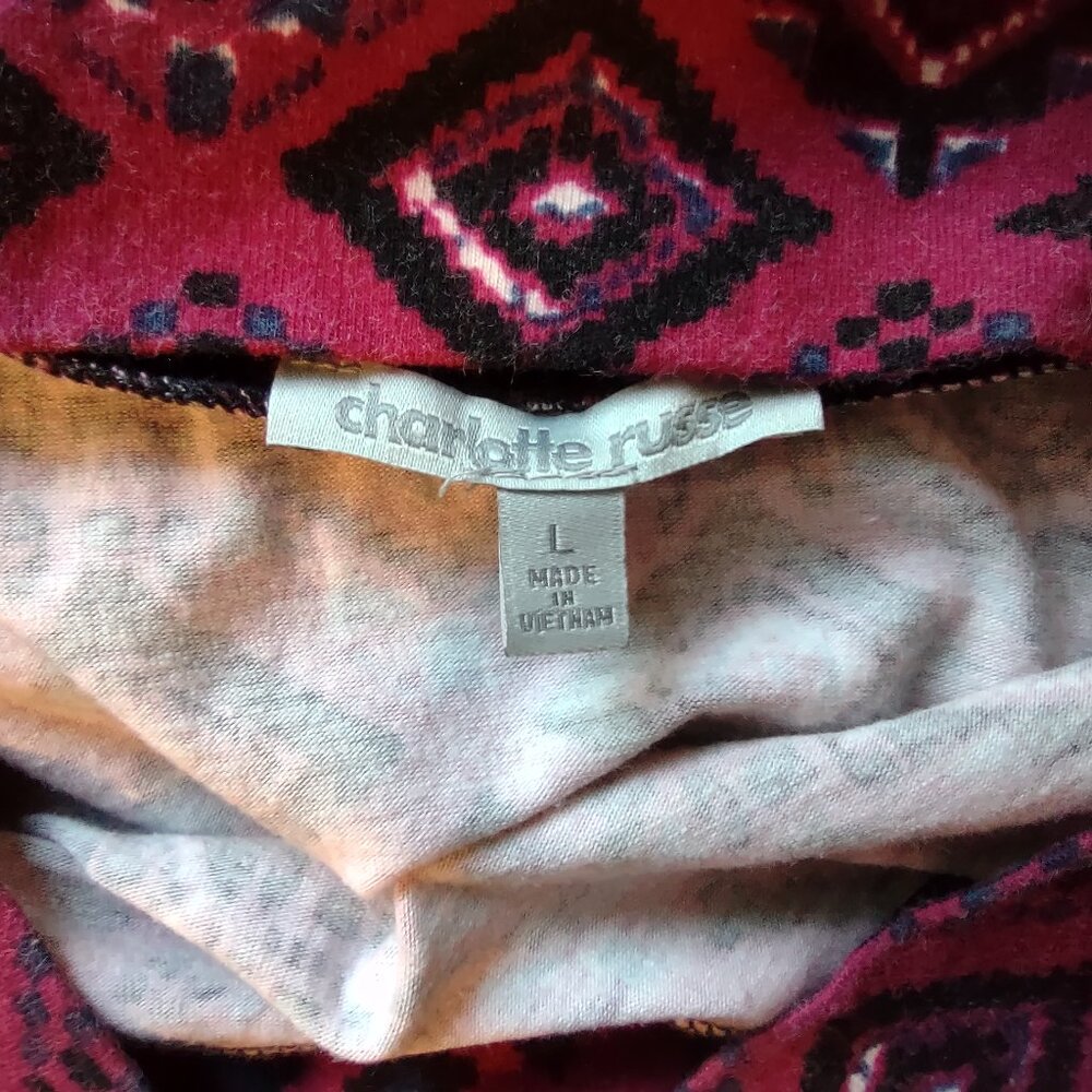 Bodycon Mini Skirt Sz Lg Charlotte Russe - Picture 2 of 3